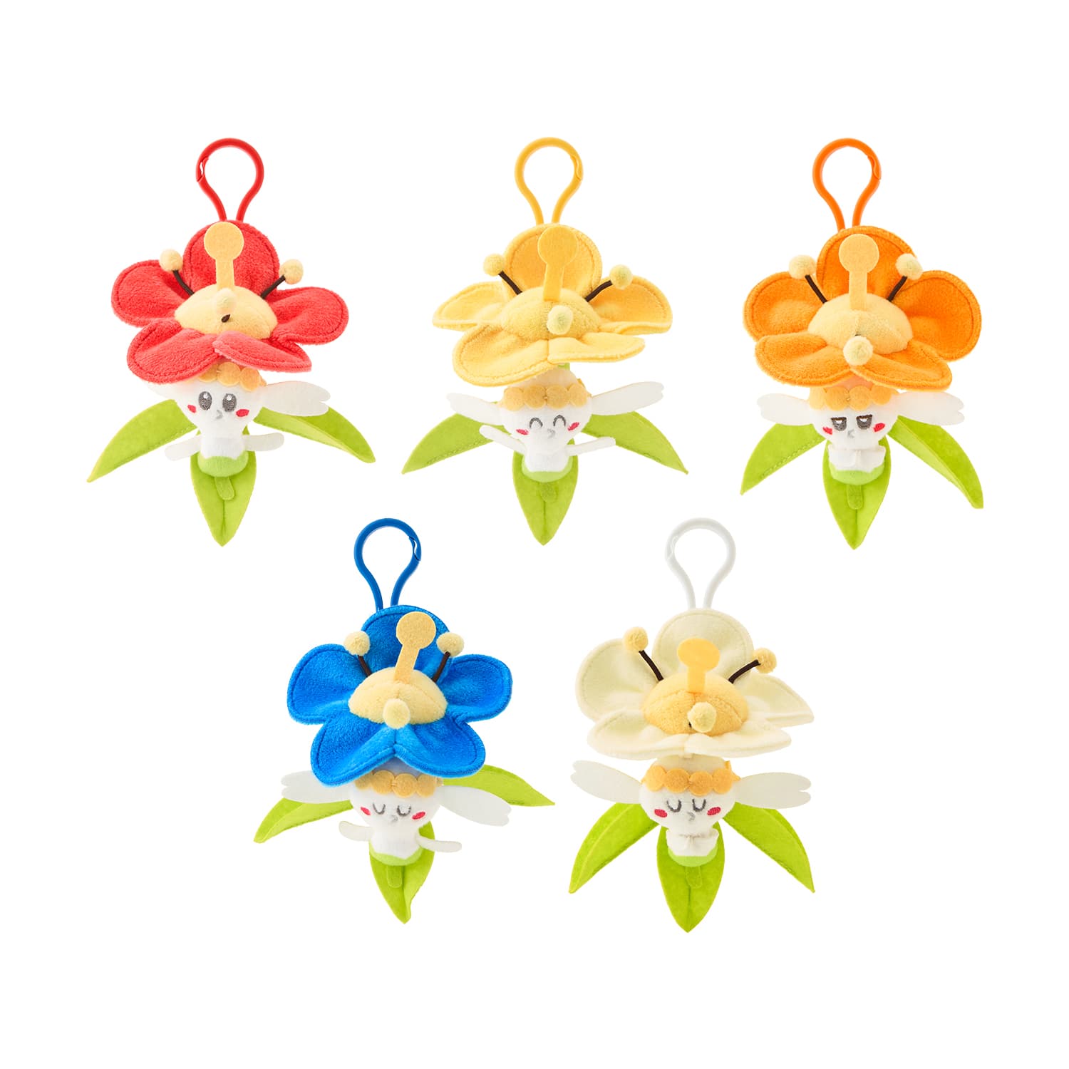 ちっちゃい!マスコット みだれざき フラベベ オレンジいろのはな